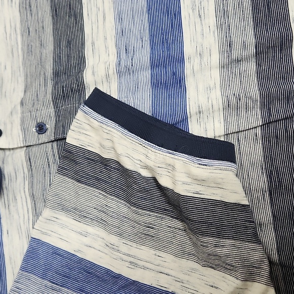 Gioberti Mens Regular Fit Striped Short Sleeve Polo Shirt XXl - Picture 4 of 4